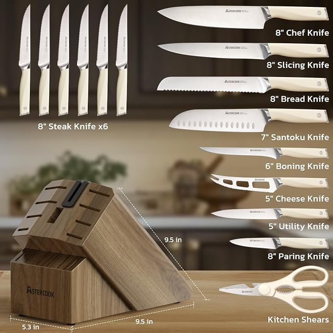 Astercook Knife Set Kitchen - Image 6