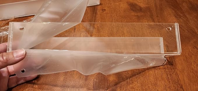 Transparent Acrylic Adhesive Spice Rack - Image 4
