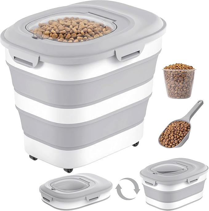30 Lbs Dog Food Storage Container by NURYOSPACESAVING