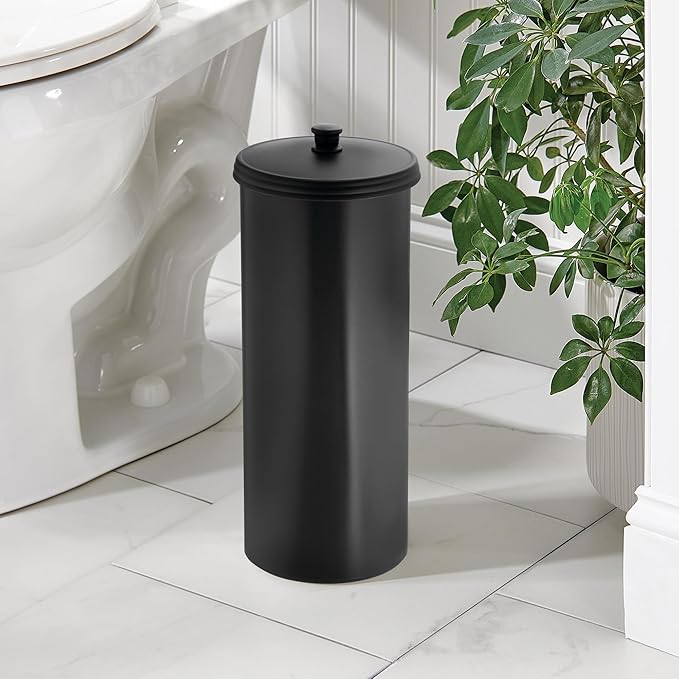 iDesign Freestanding Bathroom Toilet Paper Storage Holder - Image 3
