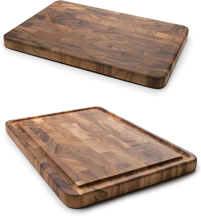 Ironwood Gourmet Large End Grain Prep Station and Large End Grain Prep Board by Ironwood
