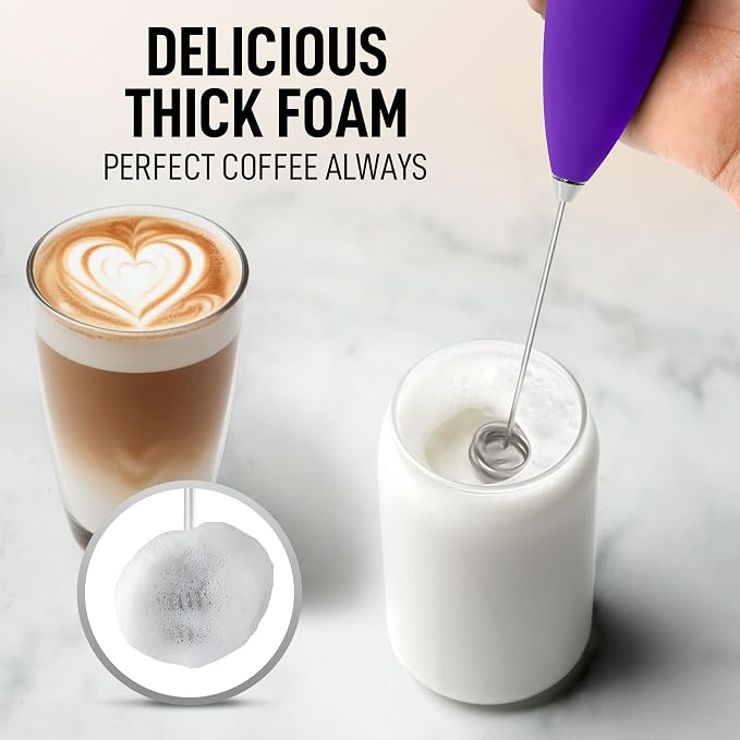 Zulay Kitchen Whisk Milk Frother - Image 2