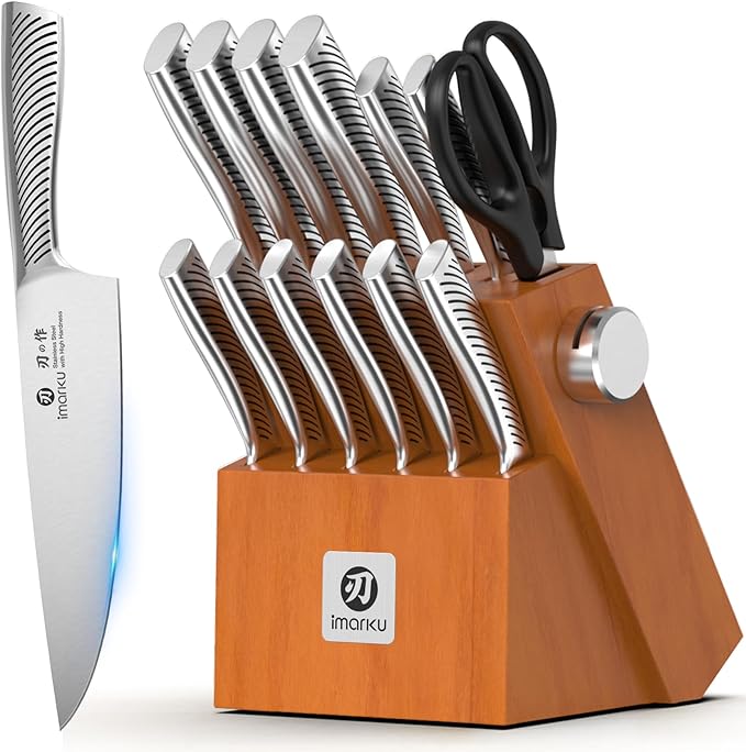 imarku 14-Piece Knife Set, Japanese Stainless Steel Knives Set by imarku