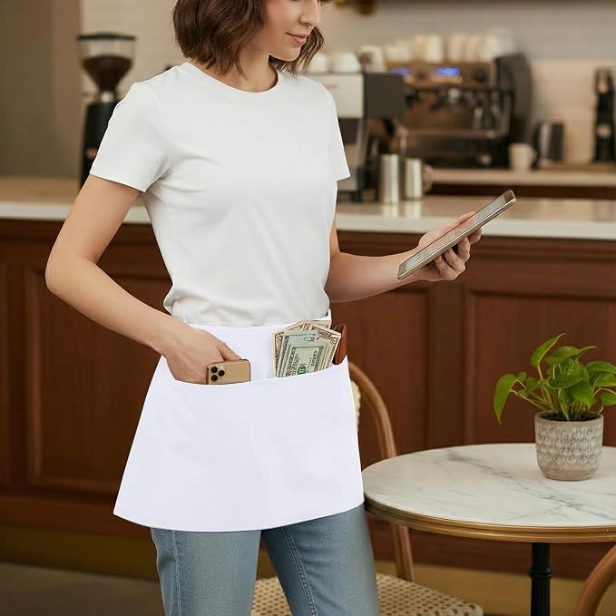 BOHARERS Waist Apron with 3 Pockets 12 Pack - Image 3