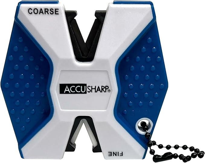 AccuSharp Pull Through Knife Sharpener Keychain, 2-Stage Sharpener by AccuSharpKnifeSharpeners