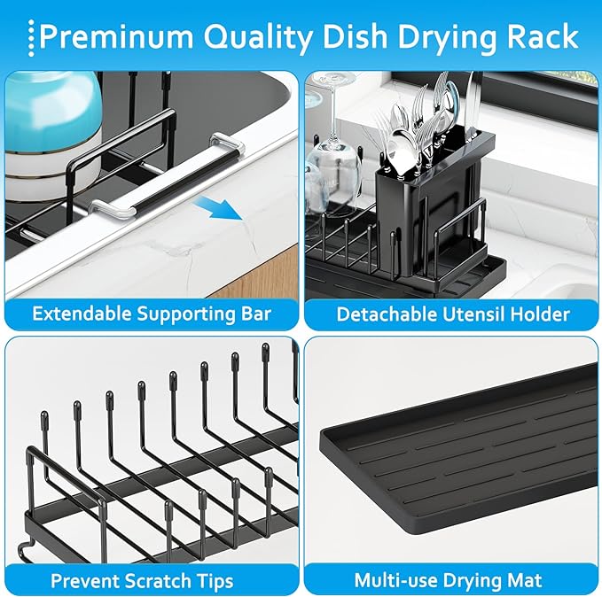 ANTOPY Sink Dish Drying Rack - Image 5