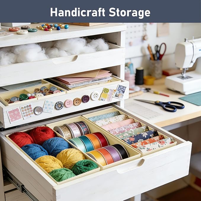 DIMJ Drawer Organizer Clothes, 21 Pack Dresser Organizer, Foldable Closet - Image 6