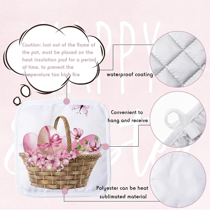 Patelai 12 Pieces Blank Sublimation Oven Mitts Set Include Blank Sublimation - Image 5