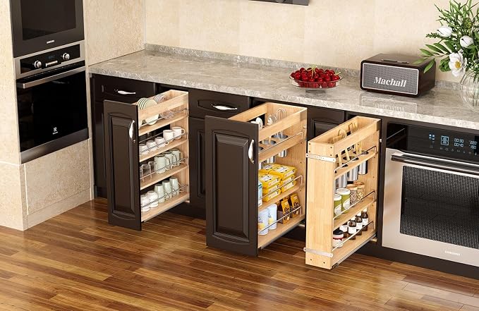 OCG 5" Pull-Out Solid Wood Storage Organizer - Image 5