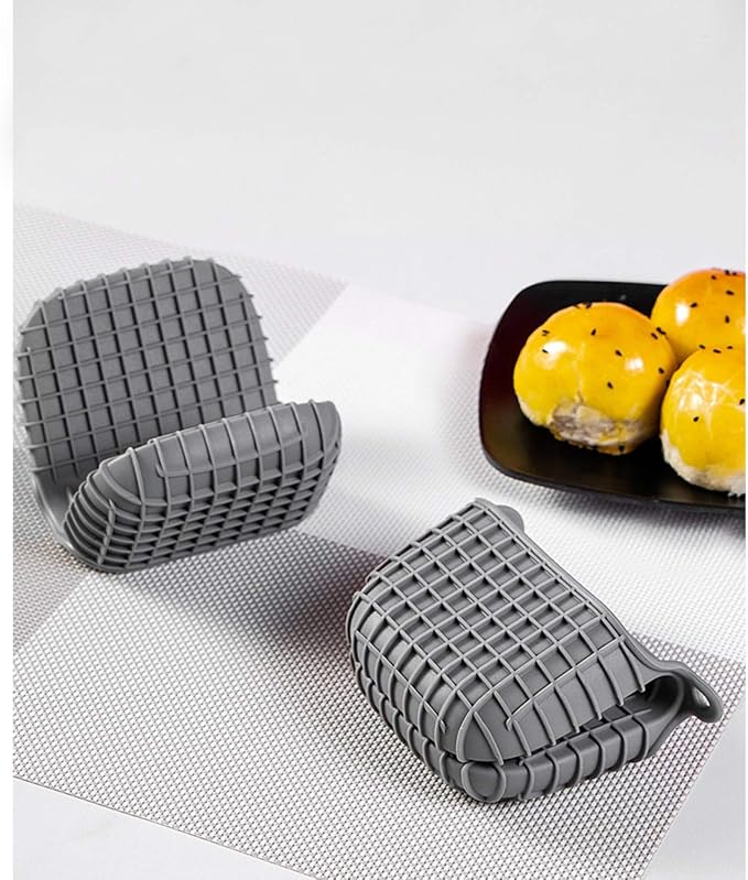 Mini Silicone Oven Mitts Set, Oven Mitts Heat Insulation, Oven Gloves - Image 2