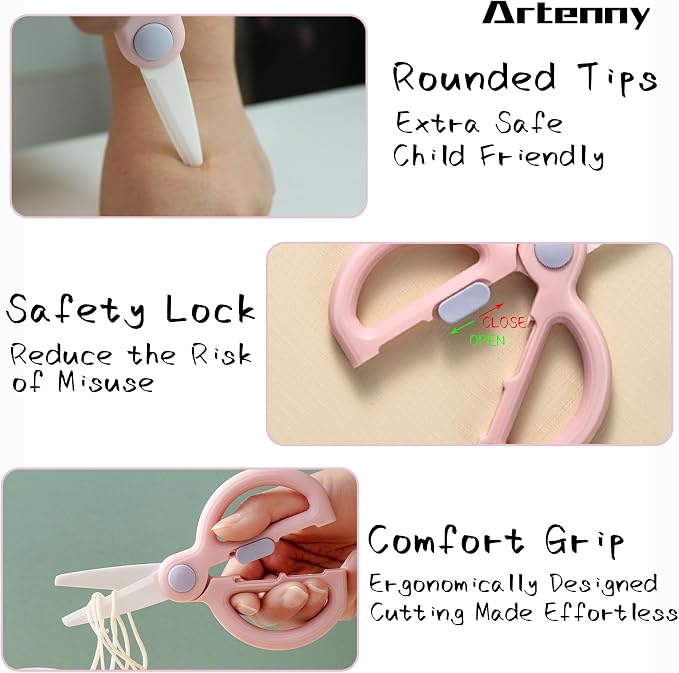 Ceramic Baby Food Scissors Kids - Image 3