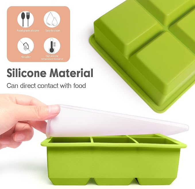 Excnorm Silicone Ice Cube Trays 3 Pack - Image 6