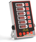 Commercial Kitchen Timer with 6 Channels, Professional LED Digital Timer by KZU