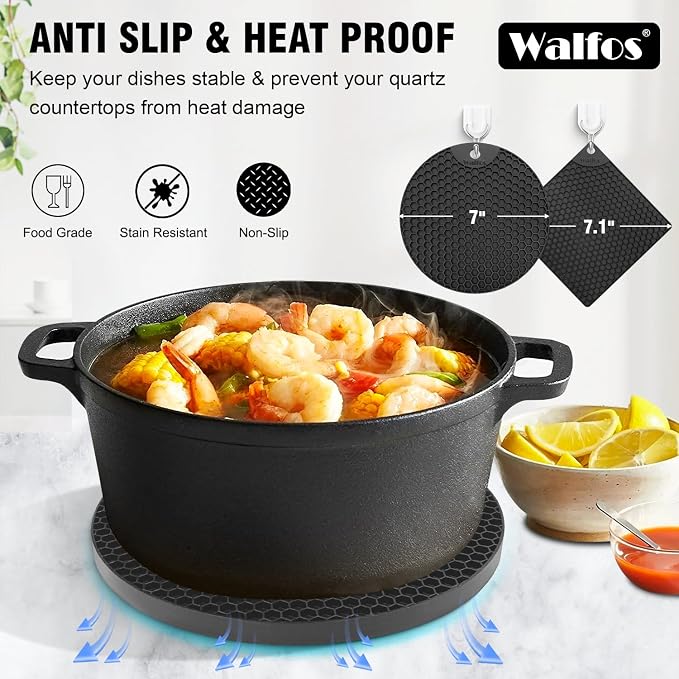 Walfos Silicone Trivet Mats - Image 6