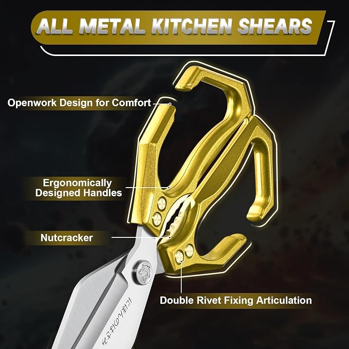 Dream Reach Kitchen Scissors Heavy Duty Kitchen Shears - Image 4