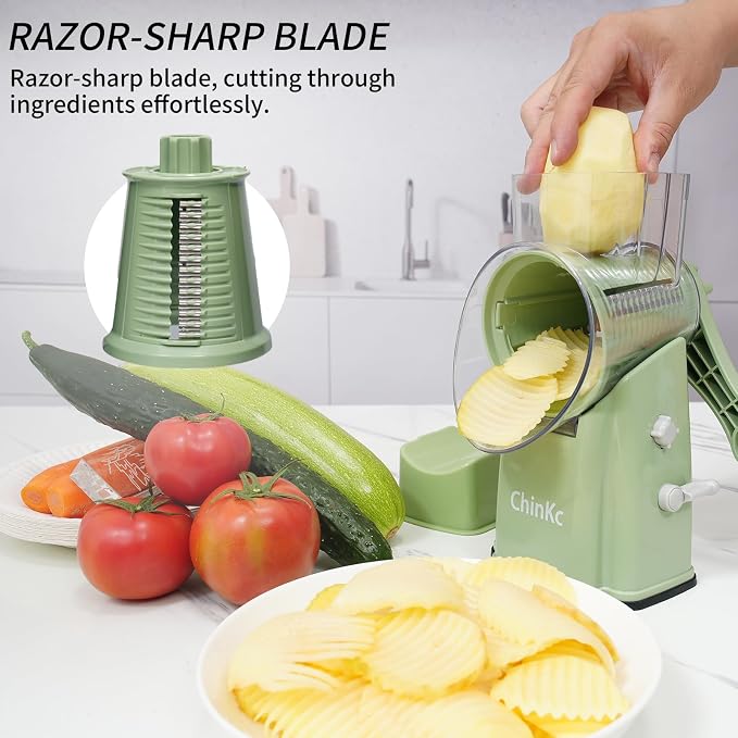 Upgrade Rotary Cheese Grater Shredder - Image 7