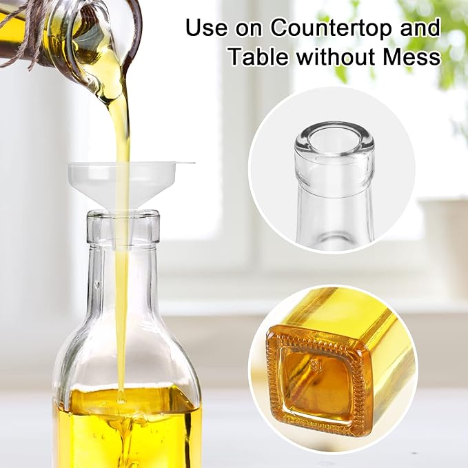 GMISUN Olive Oil Dispenser And Vinegar Bottle 3 Pack 17oz, - Image 6