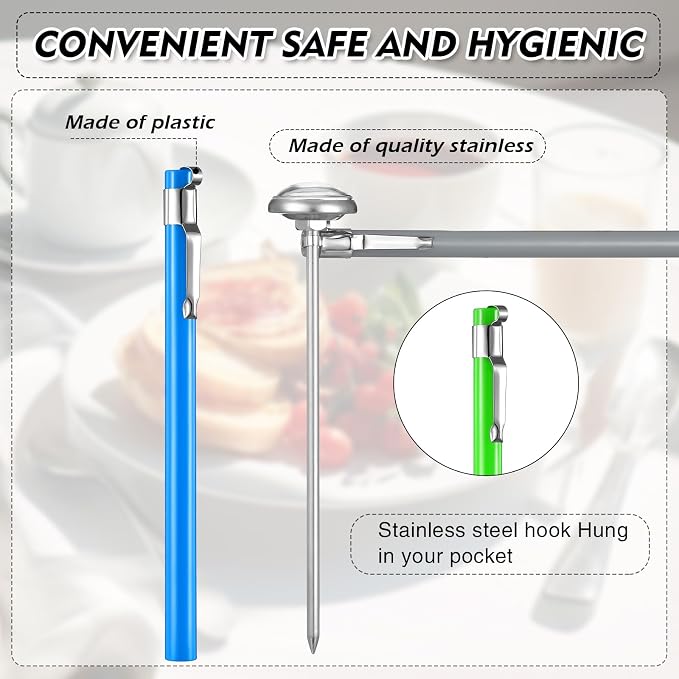 Xuhal 3 Pcs Stainless Steel Kitchen Thermometer - Image 3