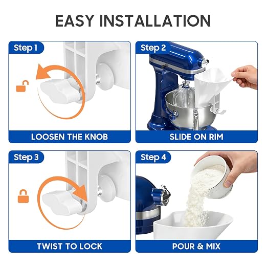 KingofKings Funnel for Kitchen Aid Accessories and Attachments, Flour Funnels - Image 8