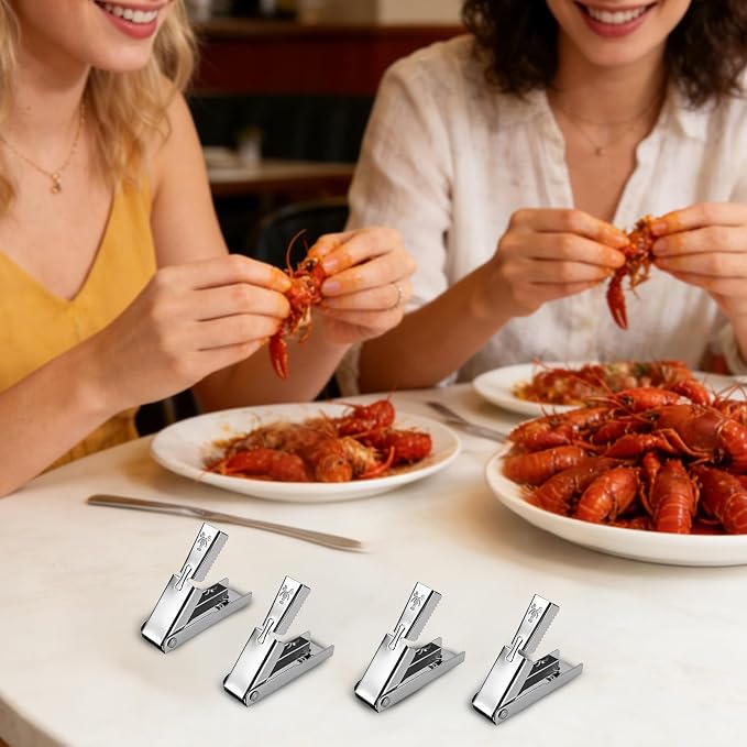 4pcs Crawfish Peeler Tool, Hollow Design Stainless Steel Shrimp & Crayfish - Image 7