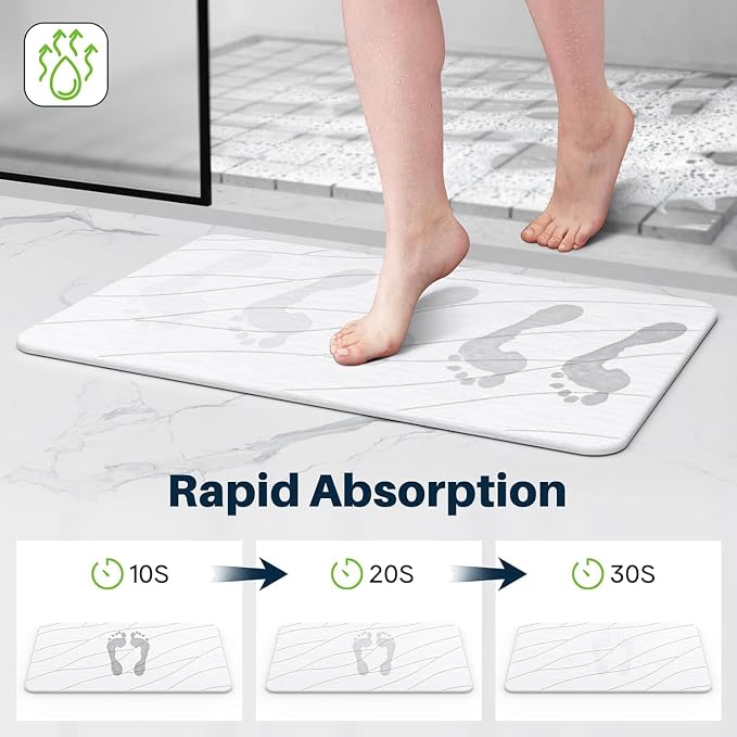 Closefriend Diatomite Stone Bath Mat - Image 4