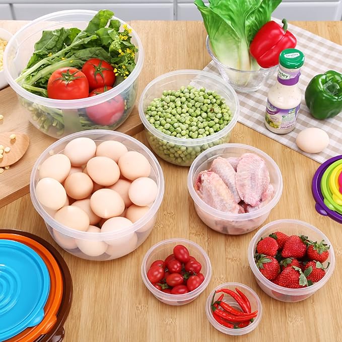 7Pcs Round Mixing Bowl Set Salad Bowl - Image 5