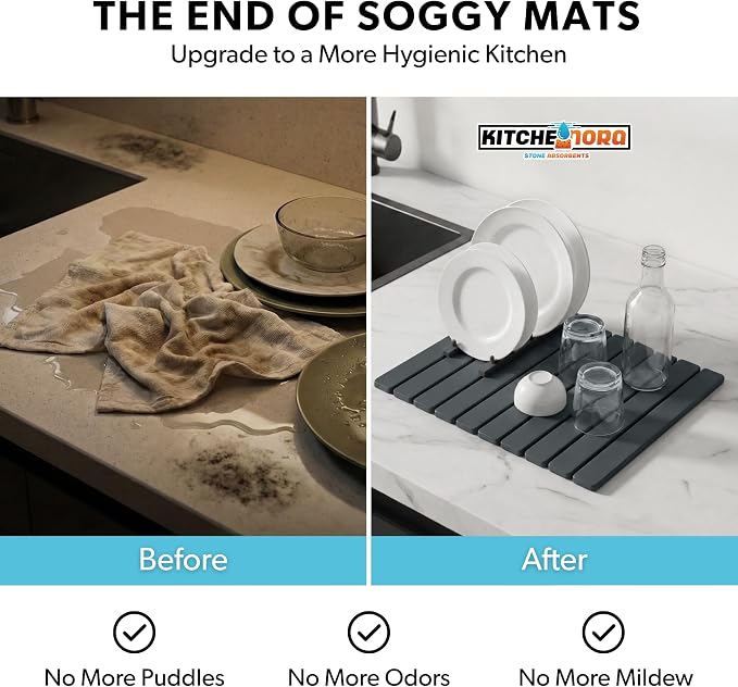 Stone Drying Mat for Kitchen Counter - Image 4