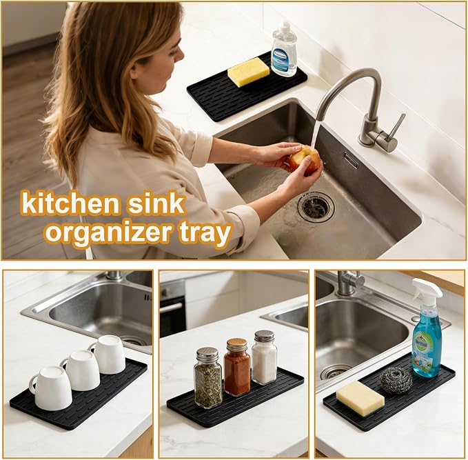 Silicone Coffee Mat, Eco-friendly, Hygienic Drying Pad, Leak-Proof and Non-Slip - Image 3