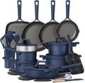 CAROTE 31PCS Pots and Pans Set, Nonstick Cookware Set Kitchen Non Stick by CAROTE
