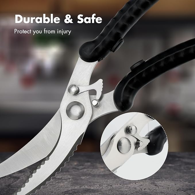Heavy Duty Poultry Shears, Kitchen Scissors - Image 6
