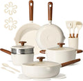CAROTE 21pcs Cookware Set Nonstick Pots and Pans Set, Ceramic Cookware Set by CAROTE