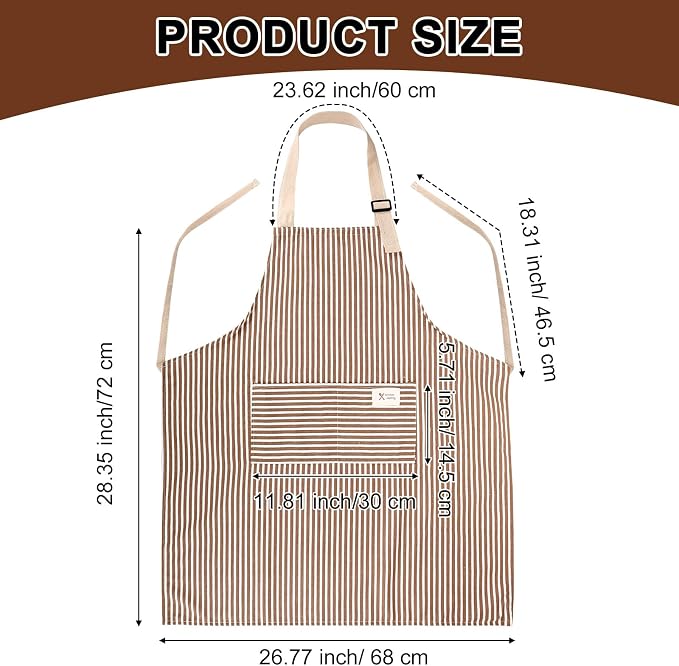 Janmercy 24 Pcs Aprons for Women Men - Image 2