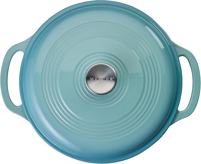 Mercer Culinary Enameled Cast Iron Round Dutch Oven, 6 qt. - Image 3