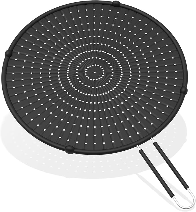 INYOU Silicone Splatter Screen for Frying Pan Suitable for 13” Pans by CreateYourNewLifewithINYOUSiliconeSplatterScreen