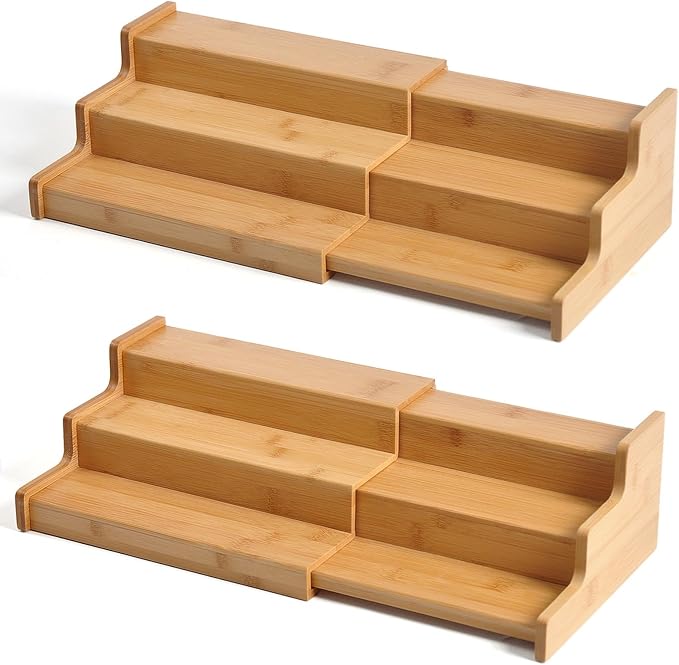 JinDoWin Spice Rack Organizer For Cabinet, Spice Organization For Cabinet by JinDoWin