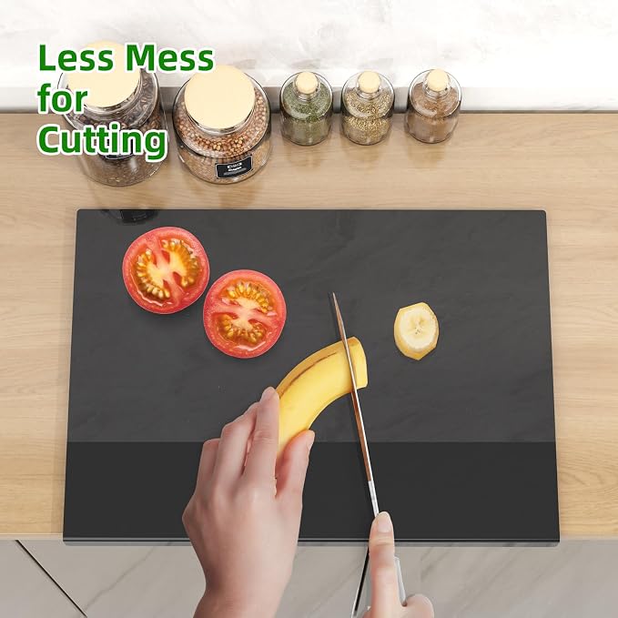 Acrylic Cutting Board with Counter Lip | 60% Thicker & Durable | BPA-Free & - Image 3