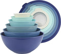 COOK WITH COLOR Mixing Bowls with TPR Lids by CookwithColor
