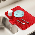 Dish Drying Mat for Kitchen Counter, by JACZZO