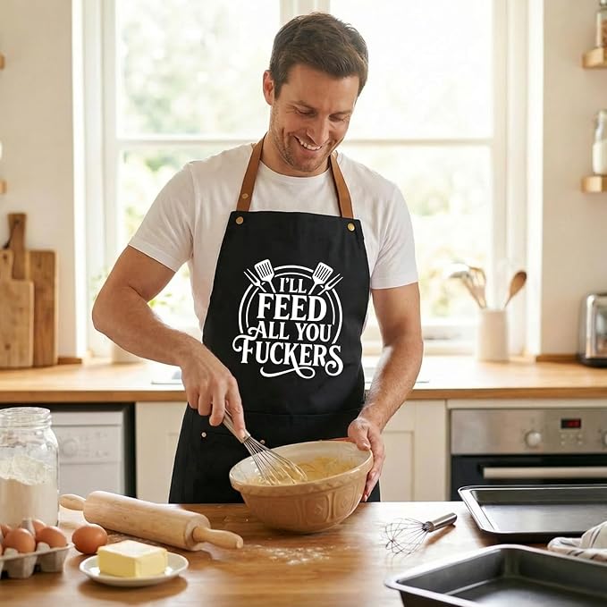 INNORU I'll Feed All You Fuckers Sign Apron - Image 6