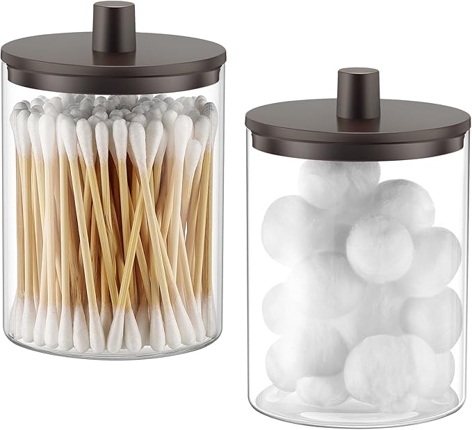 TIPGO Glass Qtip Holder Dispenser by TIPGO