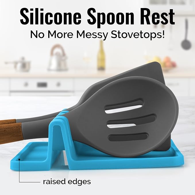Zulay Kitchen Silicone Utensil Rest - Image 2