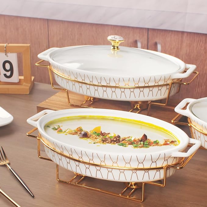 10" x 7" Ceramic Oval Casserole Dish - Image 5