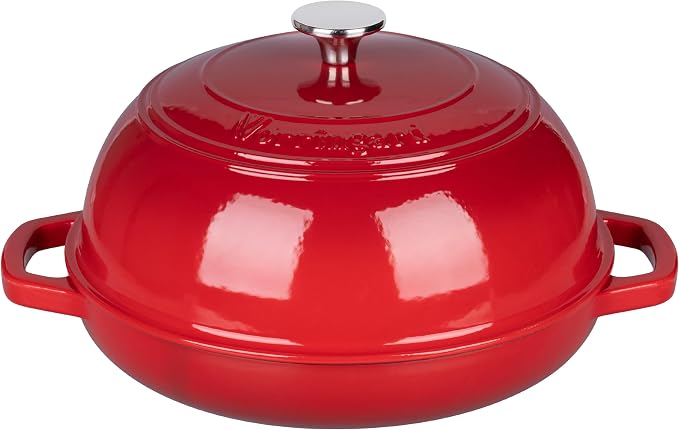 VORRINGARD Enameled Cast Iron Dutch Oven Pot - Image 4