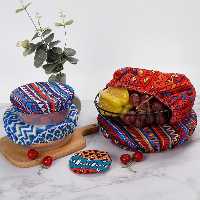 10Pcs Reusable Bowl Covers in 5 Sizes - Image 6