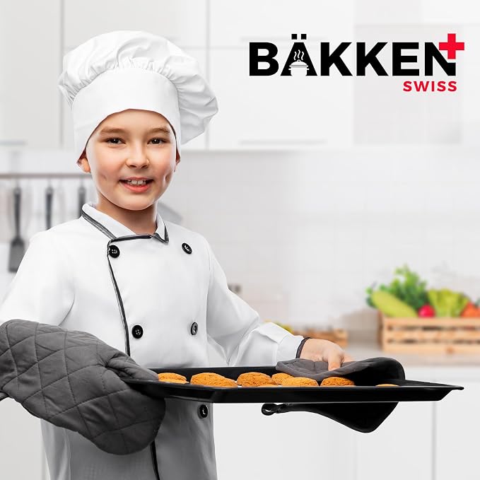 3 Piece Set Nonstick Carbon Steel Oven Bakeware -Professional Quality Kitchen - Image 8