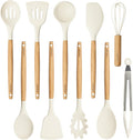 CAROTE Silicone Cooking Utensils Set, Kitchen Utensils Set 10 Pcs by CAROTE