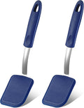 Silicone Cookie Spatula Turner 2 Pack Mini Brownie Spatula Flexible Kitchen by Yetene