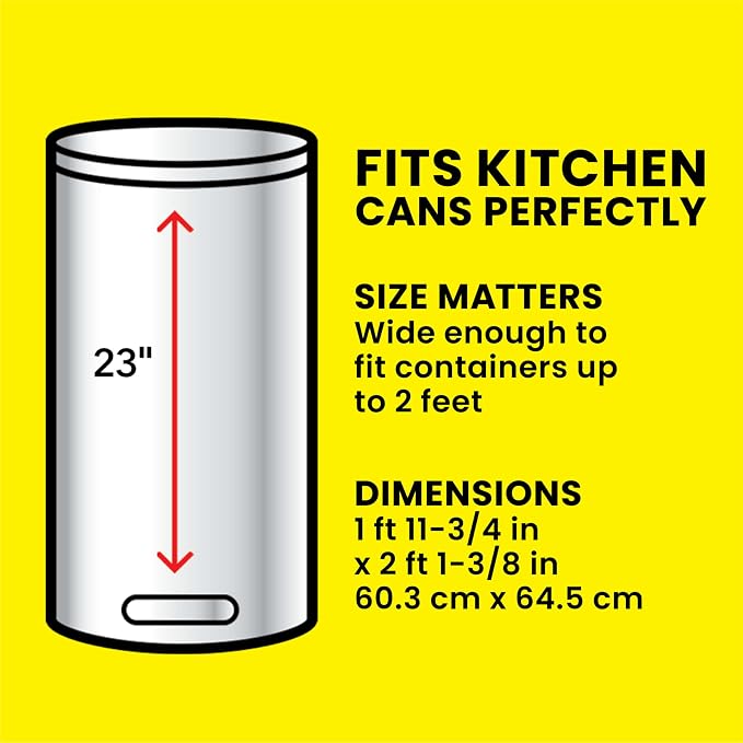 Glad ForceFlex Tall Kitchen Trash Bags, 13 Gallon, Fresh Clean - Image 4