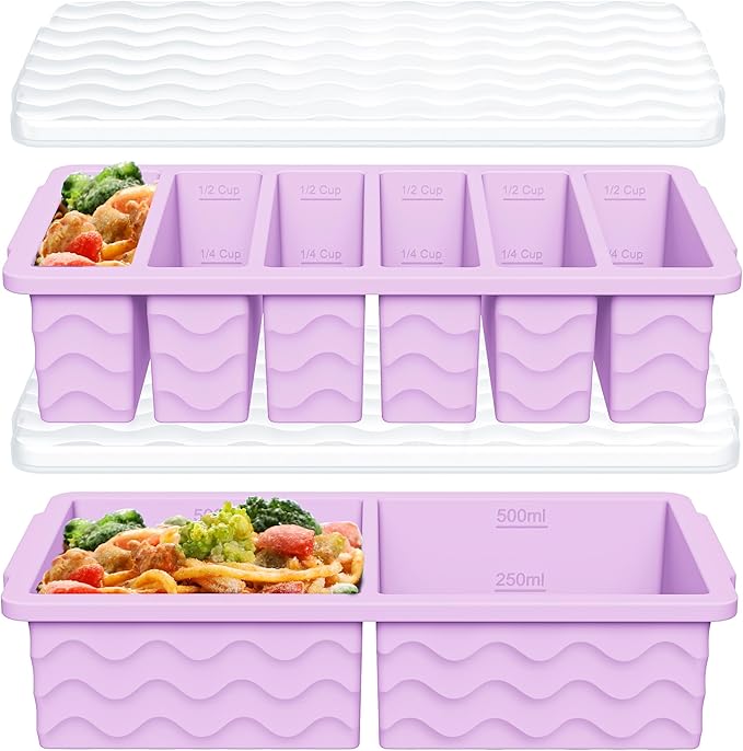 2-Pack Silicone Freezer Trays by Doasuwish