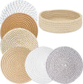 8 Inch Trivets for Hot Dishes,Hot Pads with Storage Basket, Pot